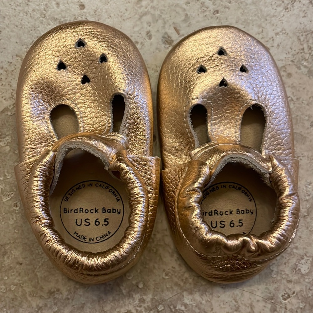 Bird rock baby mocs